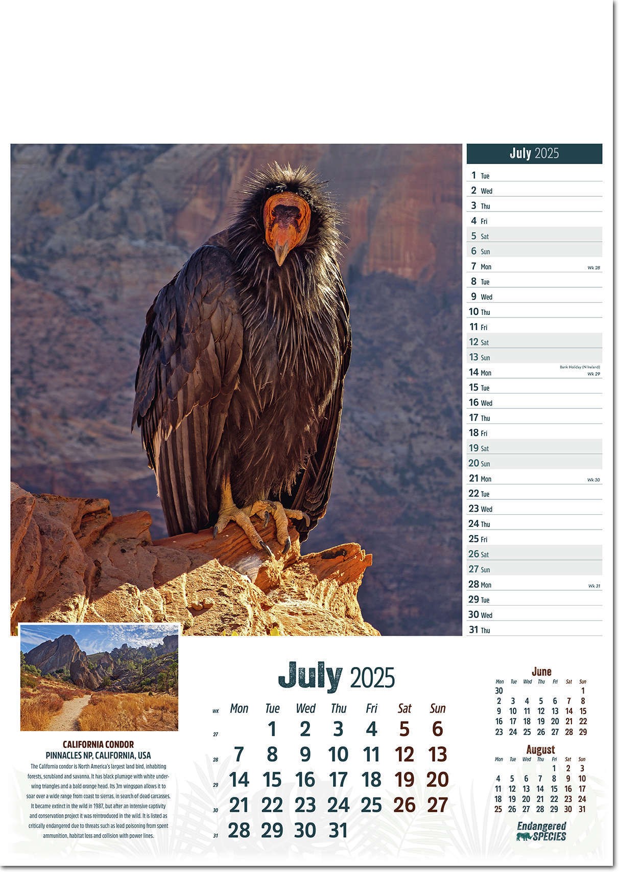 Endangered Species Calendar