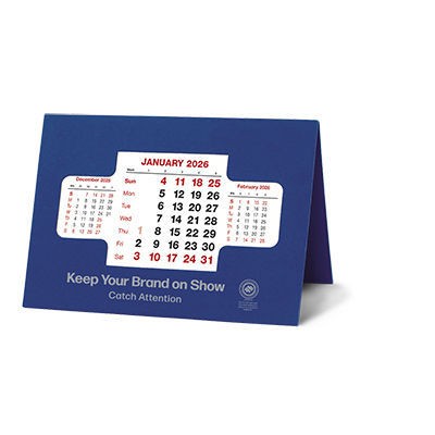 Desk Easel Calendar - Casebound Leatherette