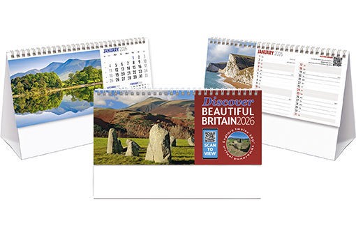 Discover Beautiful Britain Desk Calendar