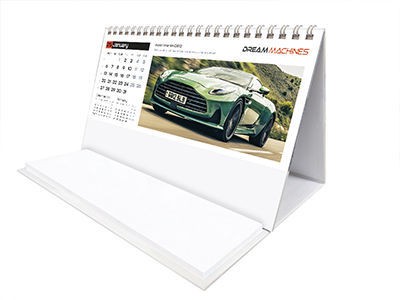 Dream Machines Task Station Desk Calendar