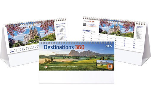 Destinations360 Desk Calendar