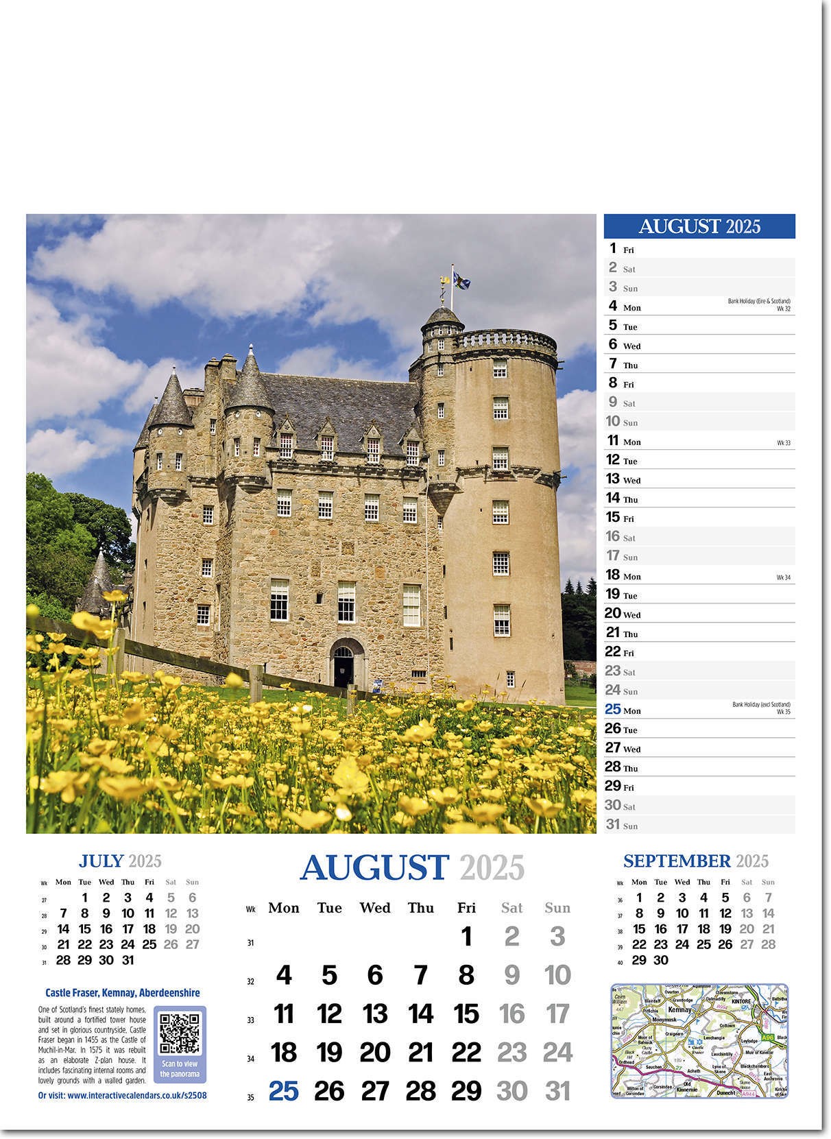 Splendour of Scotland Calendar