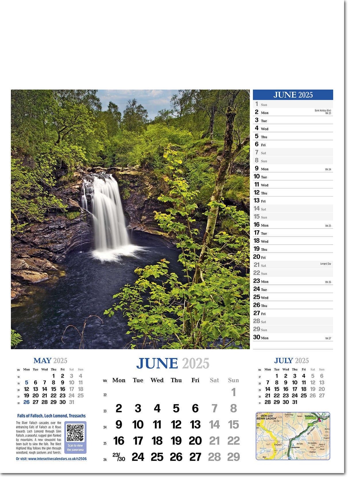 Splendour of Scotland Calendar