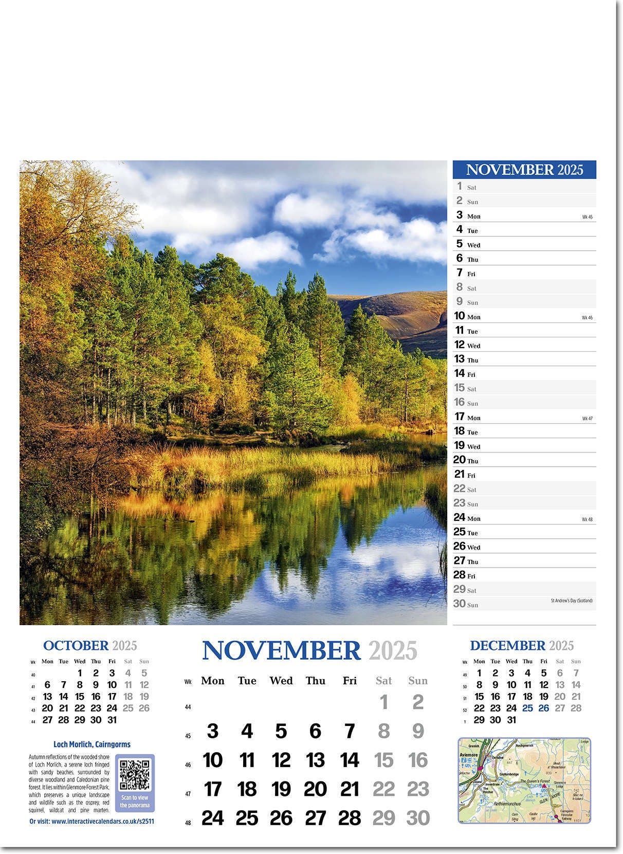 Splendour of Scotland Calendar