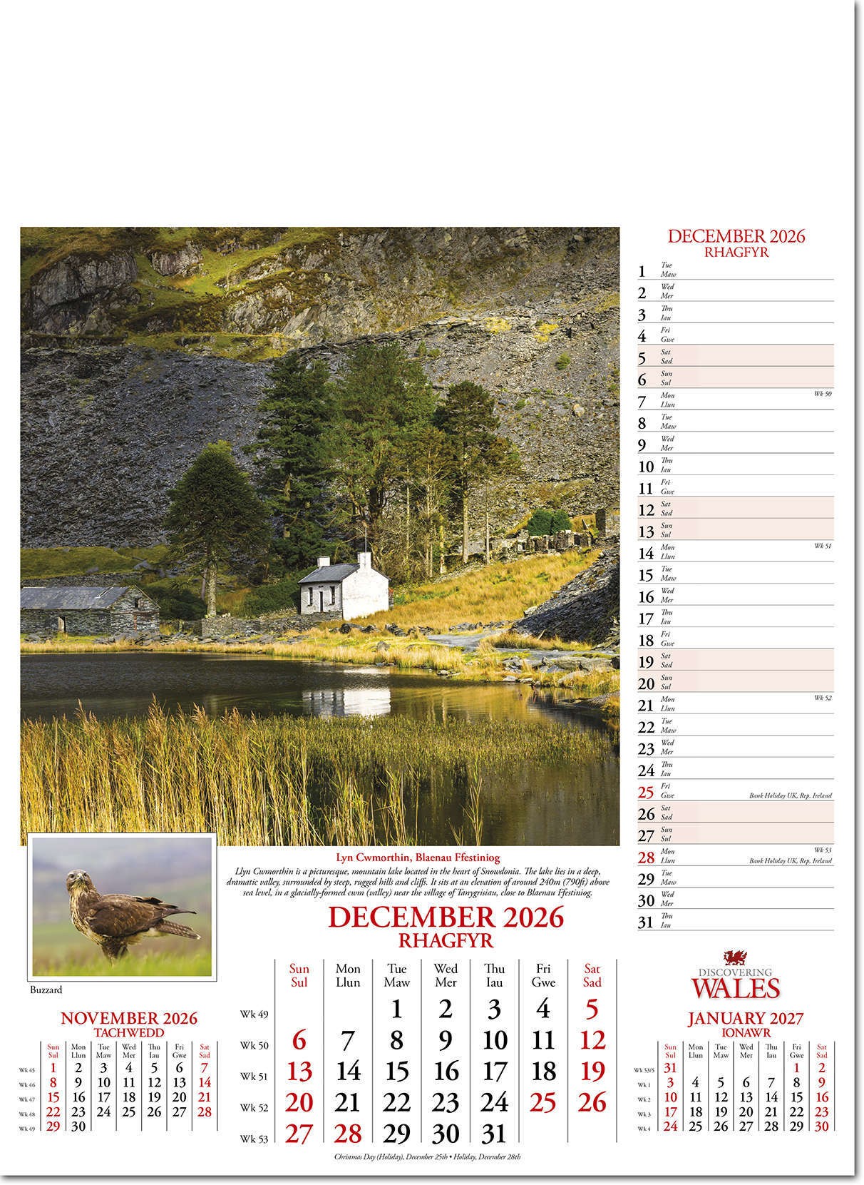 Discovering Wales Calendar