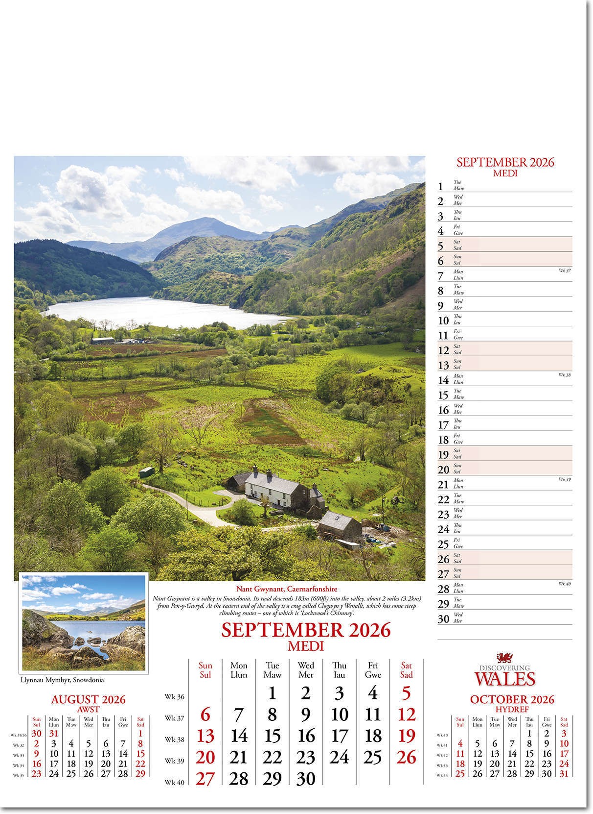 Discovering Wales Calendar