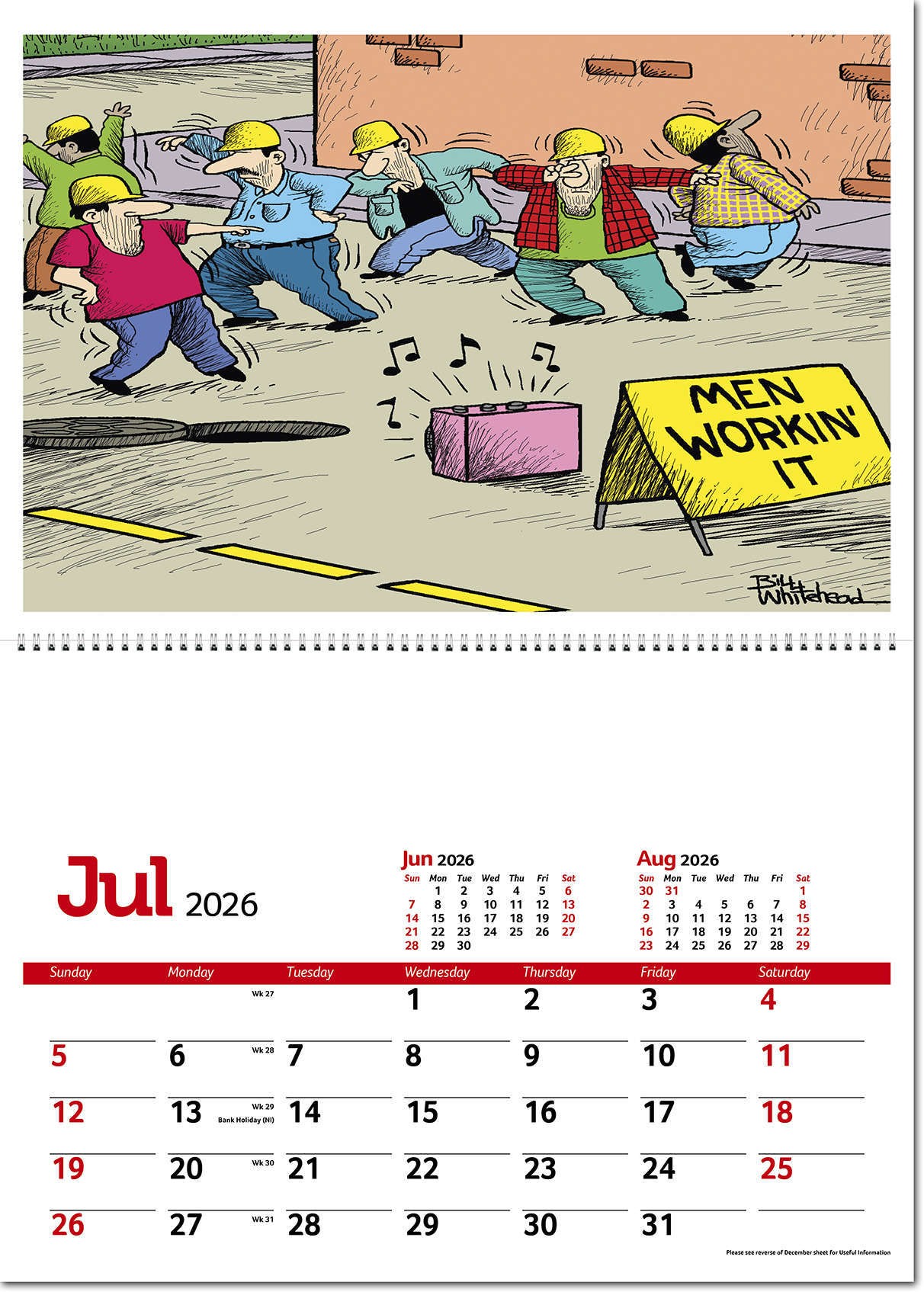 Working Wind-Ups Postage Saver Calendar