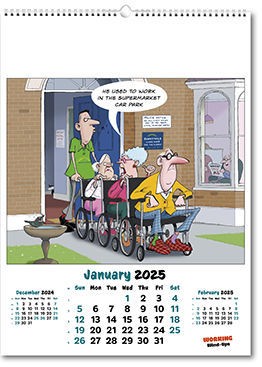 Working Wind-Ups Wall Calendar