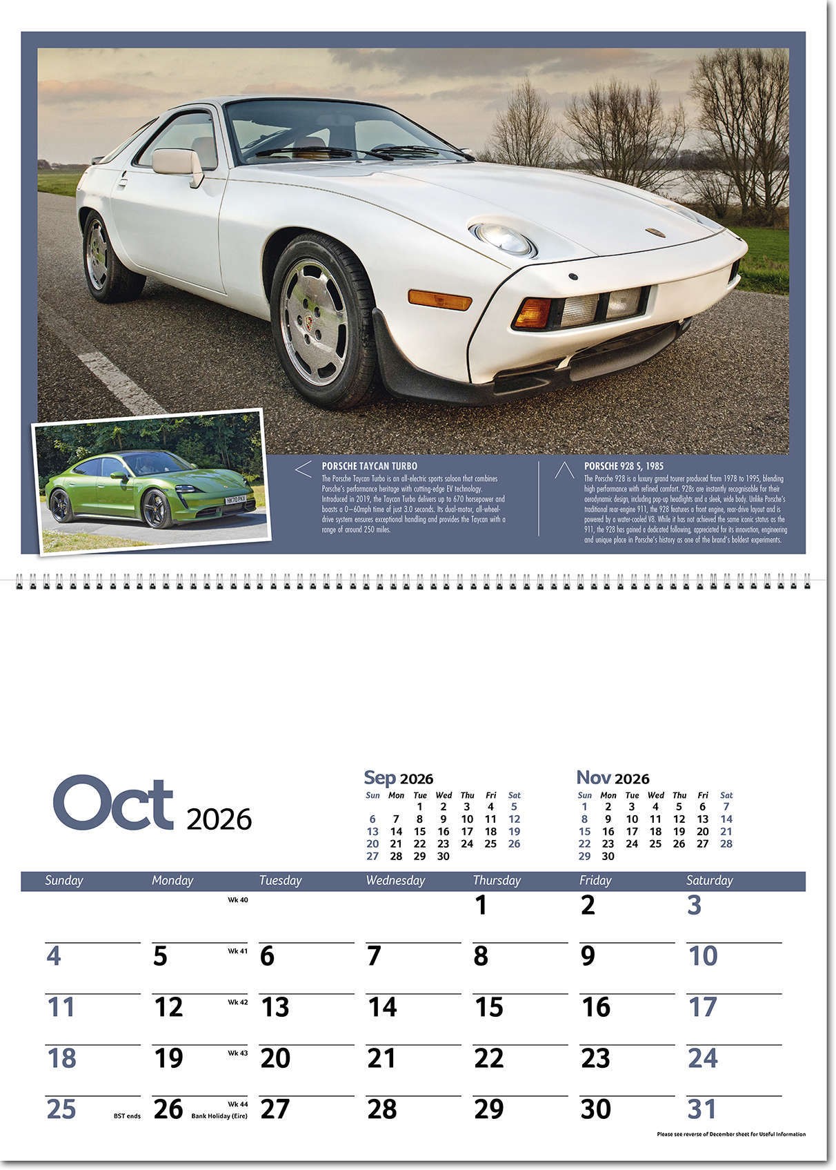 Classic Marques Past and Present Postage Saver Calendar