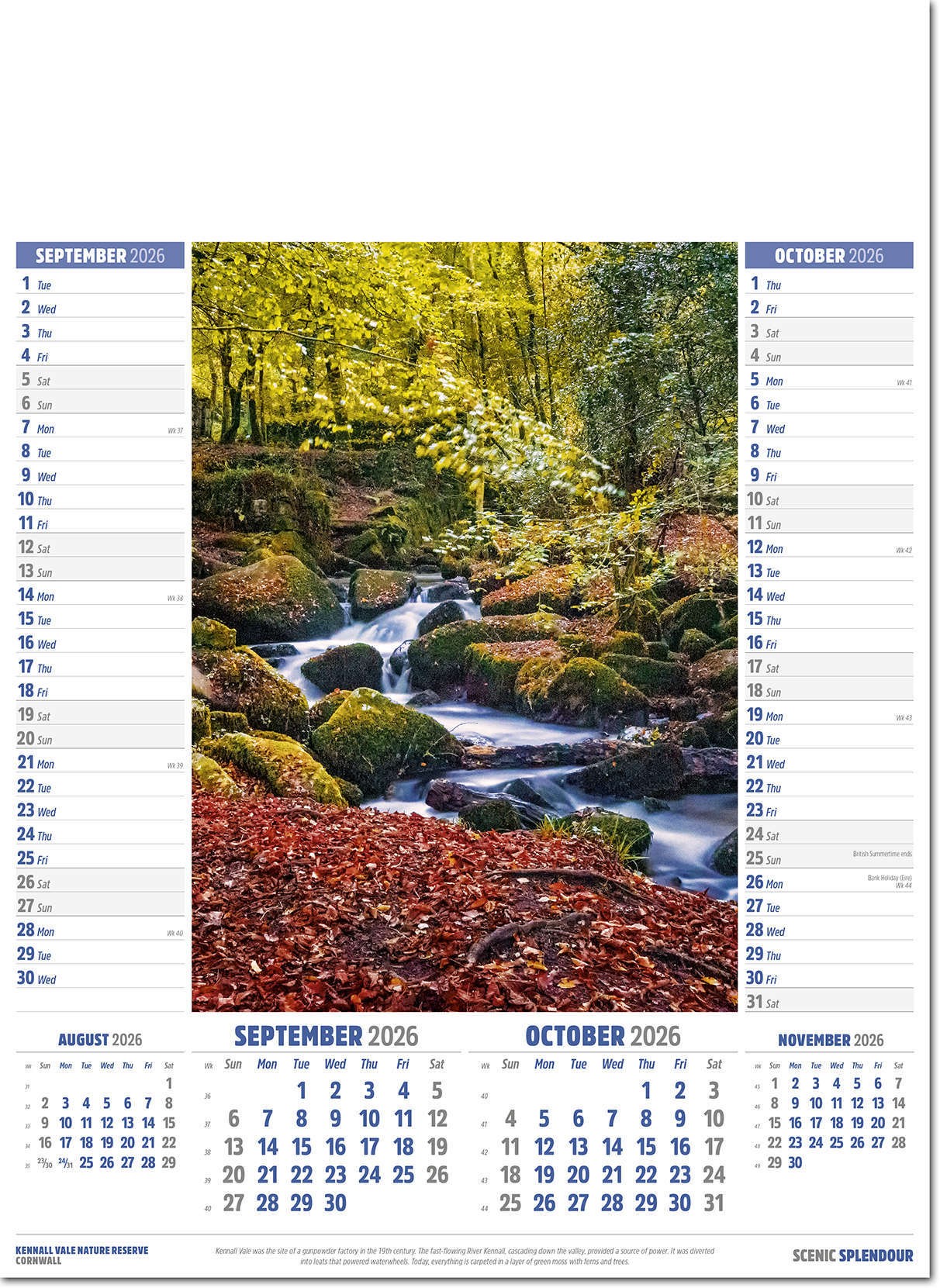 Scenic Splendour Calendar