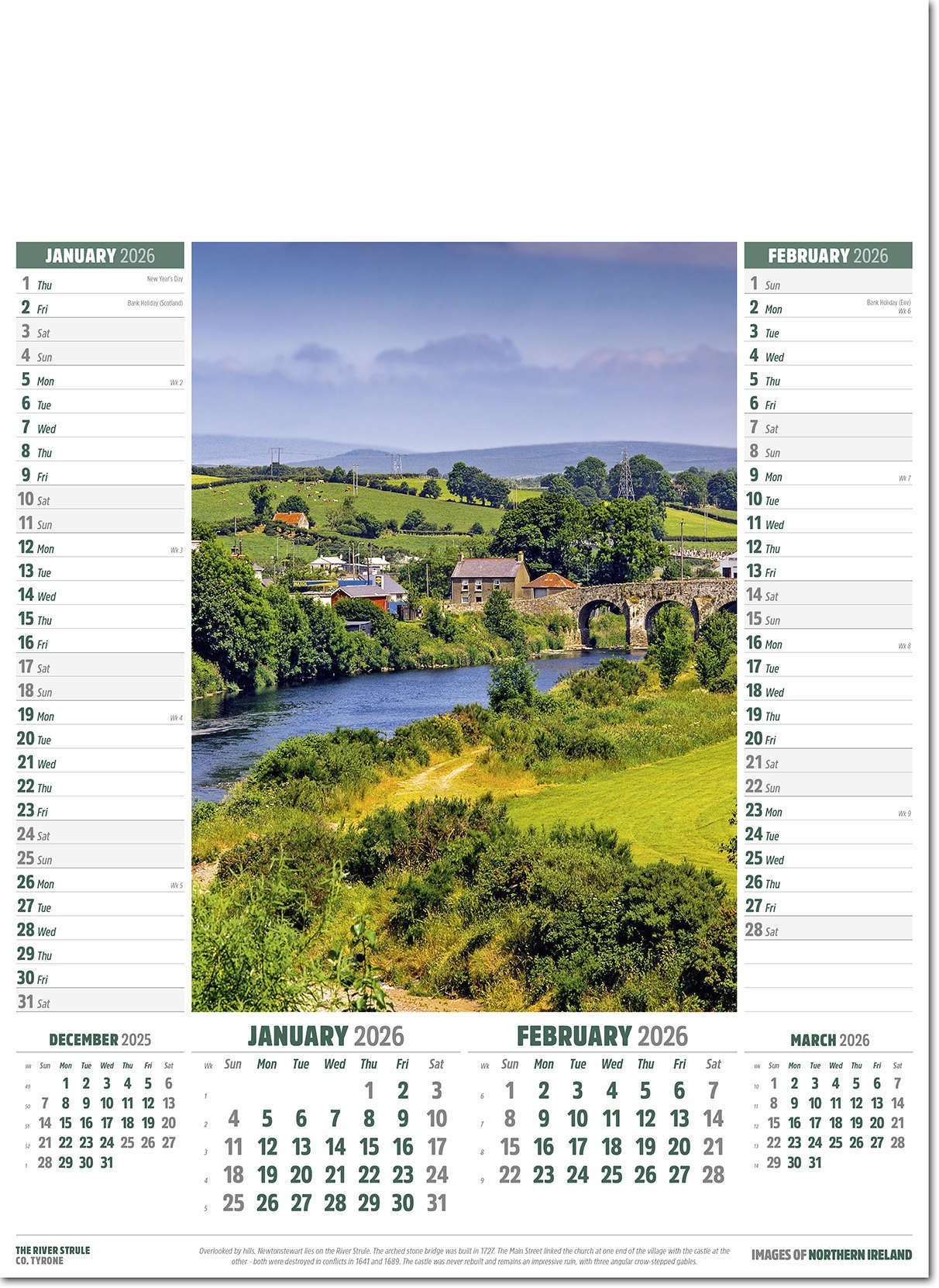 Images of Northern Ireland Calendar