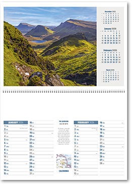 Caledonia Postage Saver Calendar