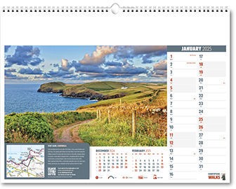 Countryside Walks Wall Calendar