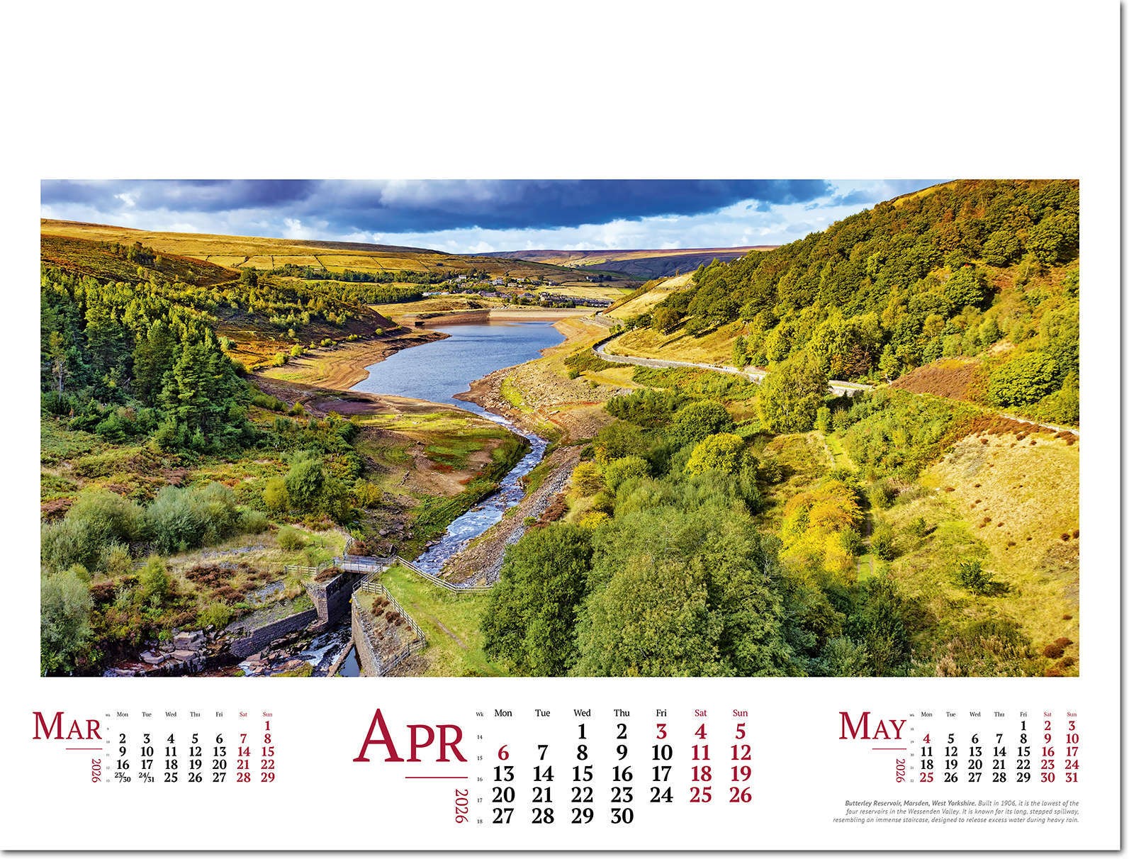 Wild Britain Wall Calendar