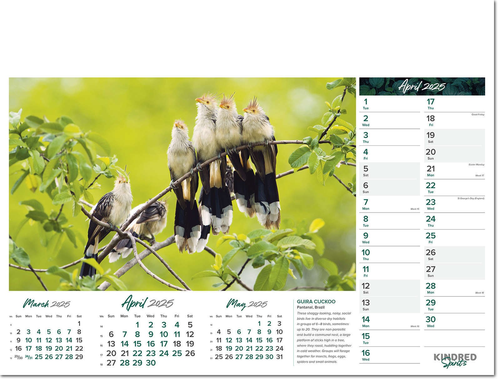 Kindred Spirits Calendar