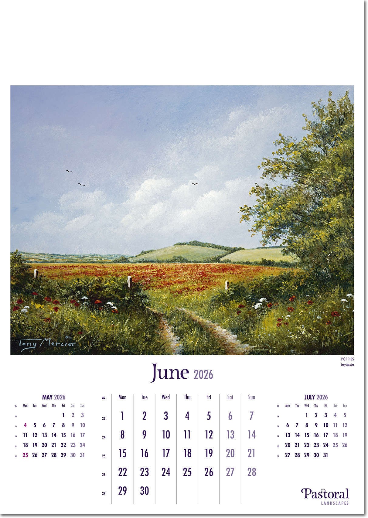 Pastoral Landscapes Calendar