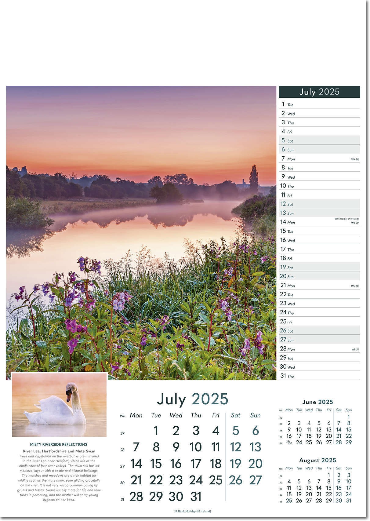 Rural Britain Wall Calendar