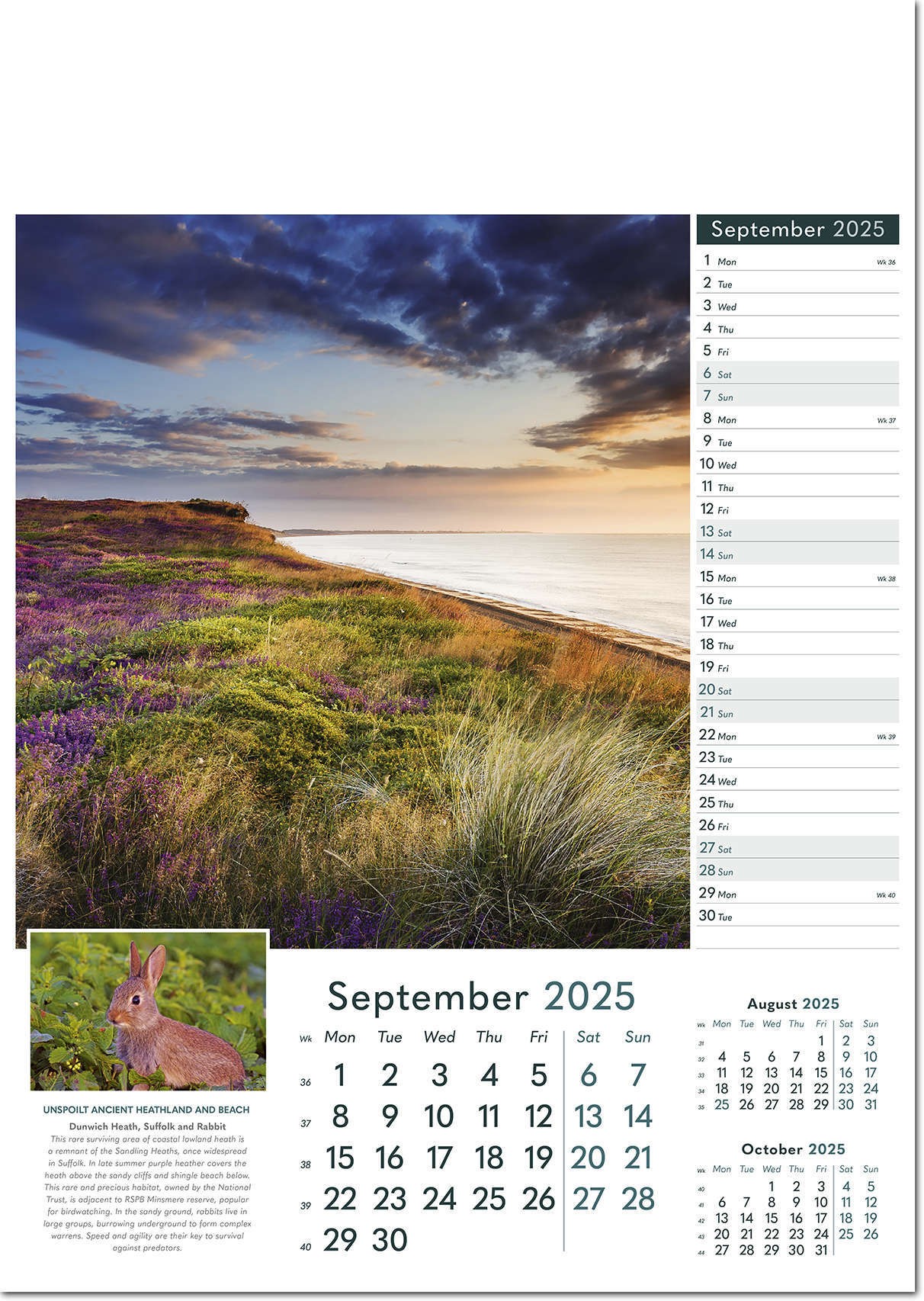 Rural Britain Wall Calendar