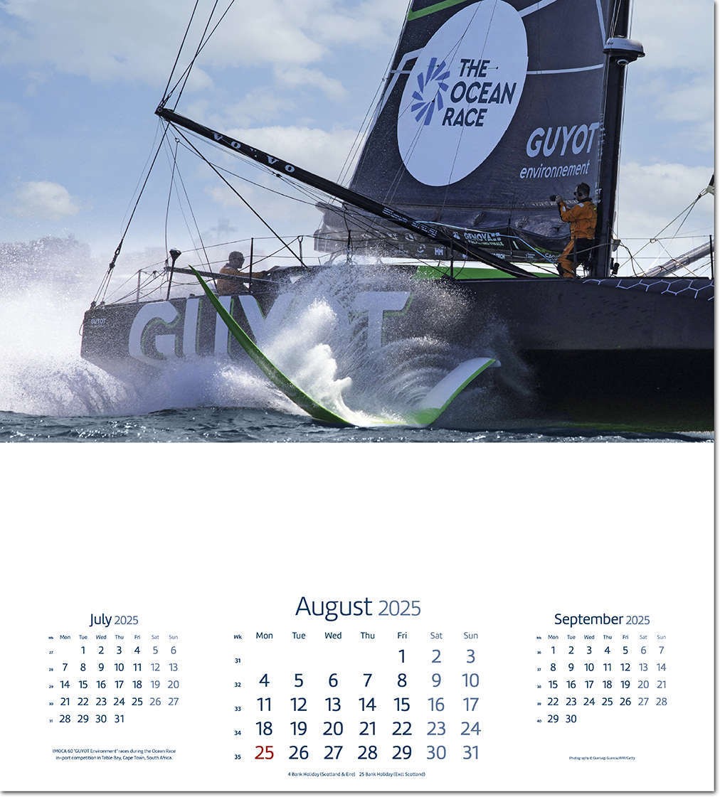 Spirit of Adventure Calendar